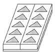 Формы для треугольных пирожных 