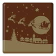 Трансферы “Дед Мороз в оленьей упряжке” 