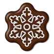 Шоколадный декор “Снежинки” 