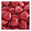 Красные шоколадные сердечки 