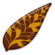 Шоколадный декор “Осенний лист” 
