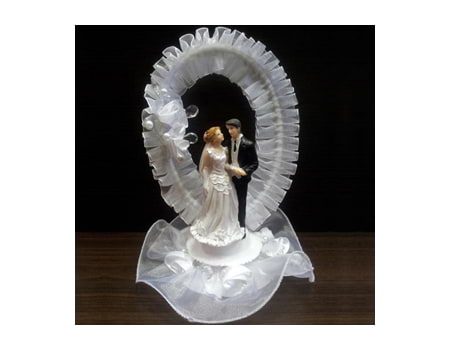 Фигурки (статуэтки) с аркой на торт “Свадебная пара” 28333*R 