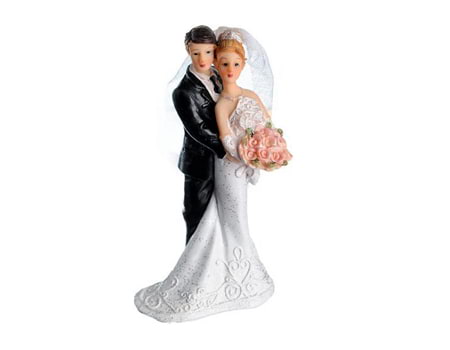 Фигурки на торт “Свадебная пара” 