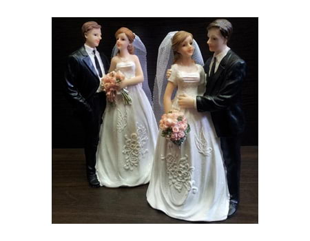 Свадебные фигурки “Молодожены” 