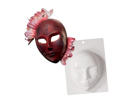 Форма для венецианской маски из шоколада (20-CA006) 