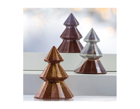 Пластиковые формы для шоколада “Рождественская ель” 