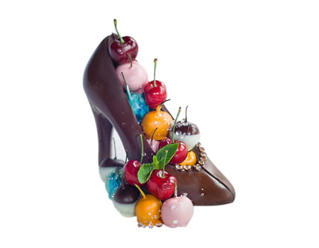Пластиковая форма для шоколада “Женская туфелька” 