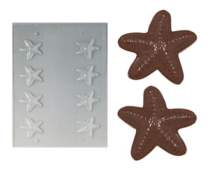 Пластиковая форма для шоколада “Морская звезда” 