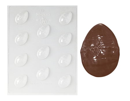 Пластиковая форма для яиц из шоколада (90-2025) 