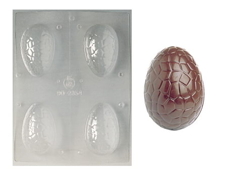 Пластиковая форма для яиц из шоколада (90-2354) 