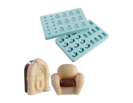 Набор форм для фигурок из шоколада “Кресло и Комод” 