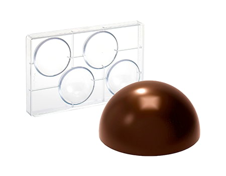 Поликарбонатная форма для шоколада Ø8 см (MA5006) 