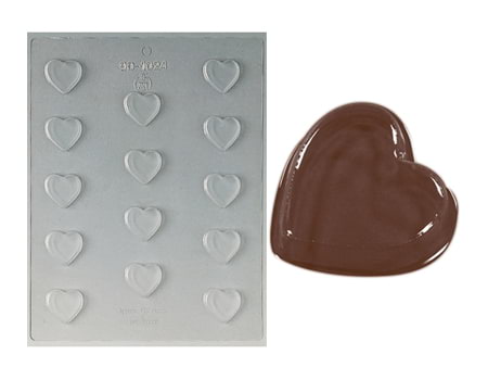 Форма для сердечек из шоколада 90-1024 