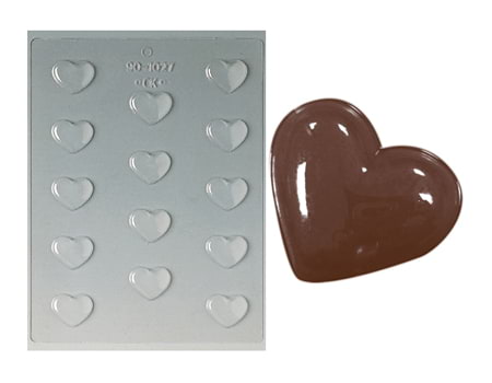 Форма для сердечек из шоколада 90-1027 