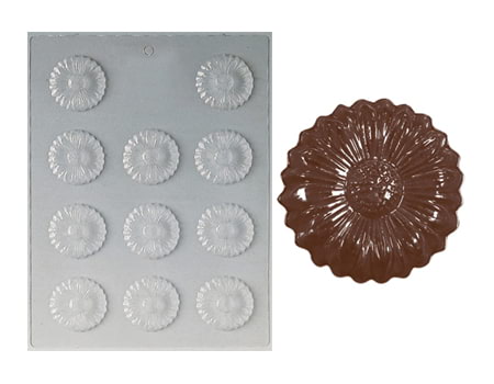 Пластиковая форма для шоколада “Маргаритка” 
