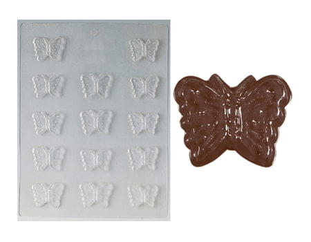 Пластиковая форма для шоколада “Бабочка” 