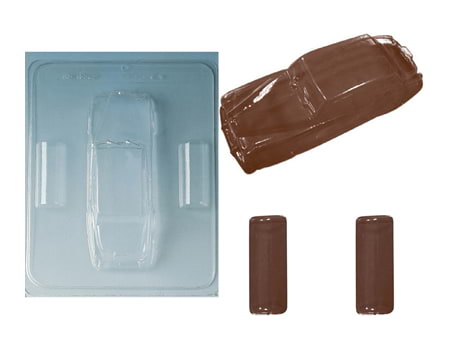 Пластиковая форма для шоколада “Машина” 
