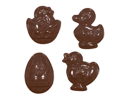 Пластиковая форма для шоколада “Пасха” 