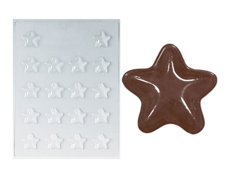 Пластиковая форма для шоколада “Звезда” 