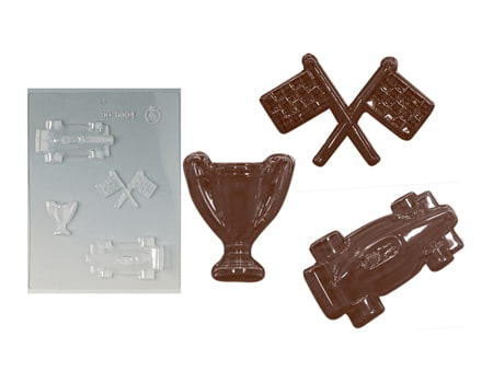 Пластиковая форма для шоколада “Формула 1” 