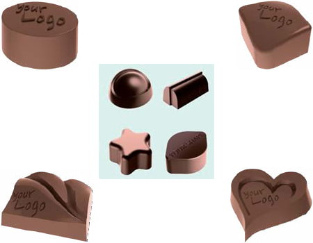 Персонализированные формы для шоколада 