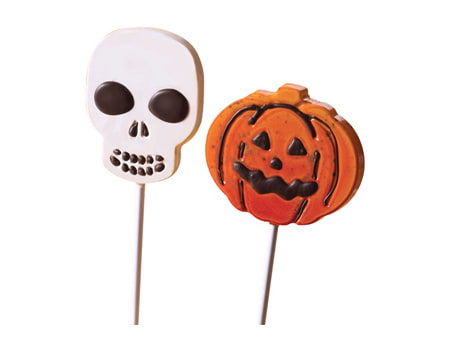 Пластиковые формы для конфет на палочке “Хэллоуин” 