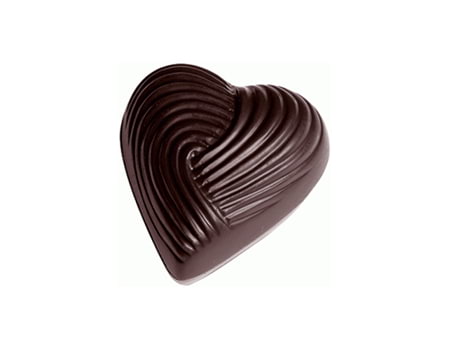 Форма для шоколадных конфет “Рельефное сердце” 