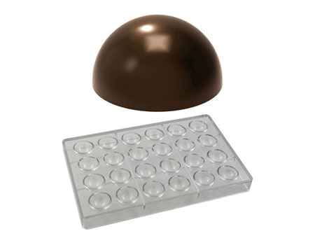 Форма для шоколадных конфет “Малая полусфера” 
