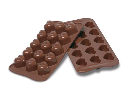Силиконовая форма для шоколадных конфет “Сердце” 