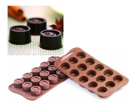 Силиконовая форма для шоколадных конфет “Вертиго” 