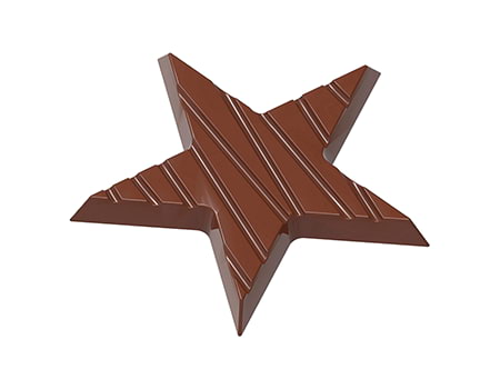 Форма для мини-плиток шоколада “Звезда” (CF0102) 