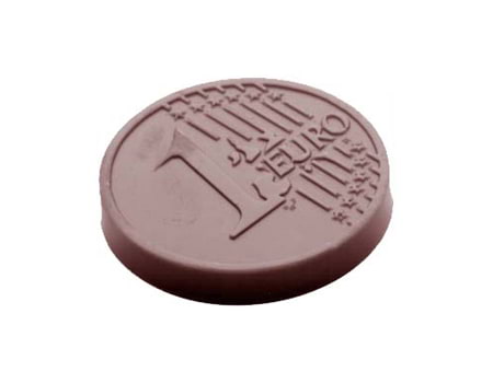 Форма для шоколадных мини-плиток “Монетка Евро” 