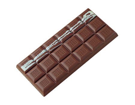 Поликарбонатная форма для плиток из шоколада “Волны” 