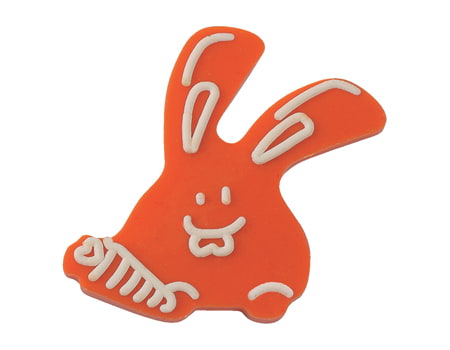 Поликарбонатная форма для декора из шоколада “Кролик” 