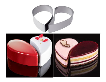 Набор металлических форм для торта “Сердечко 14” 