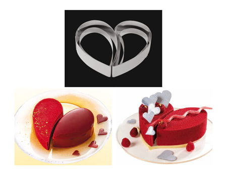 Набор металлических форм для торта “Сердце 19 KIT” 