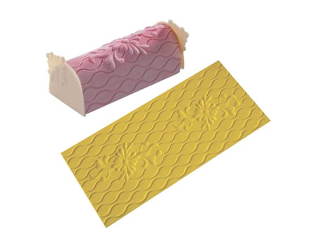 Текстурный силиконовый коврик для рулета “Цветок” 
