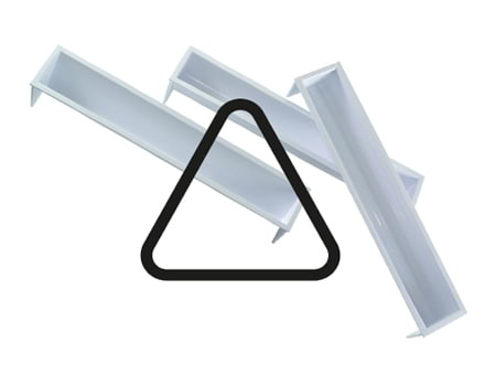 Пластиковая форма для рулета “Треугольник” 