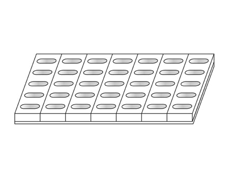 Набор форм для пирожных серии “MONOP” (Капсула) 