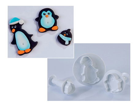 Плунжеры для мастики “Пингвины” 