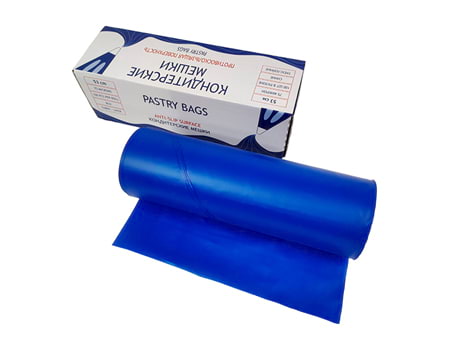 Синие одноразовые кондитерские мешки 40 см “Pastry Bags Blu 40” (ROLLH40BLU) 