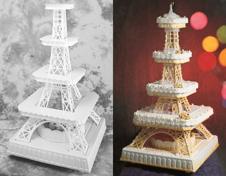 Пятиярусная подставка для торта “Эйфелева башня” 