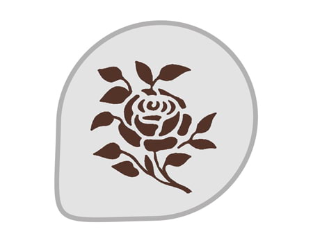Трафарет для украшения тортов “Роза” 