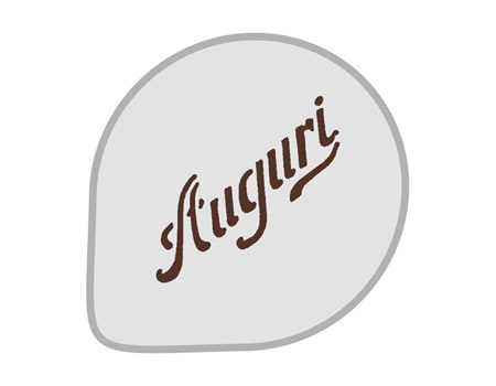 Трафарет для украшения тортов “Auguri” 