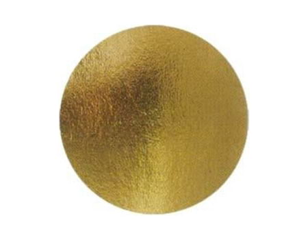 Золотая круглая подложка под торт PLATE28 