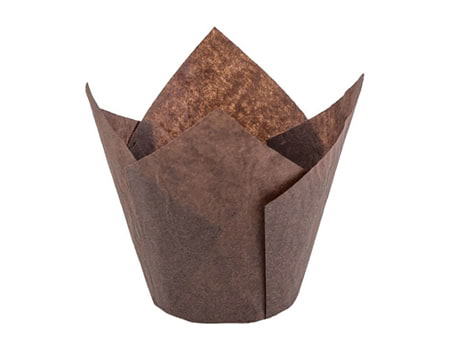 Бумажные формы для выпечки маффинов (TULIP 160 BROWN) 