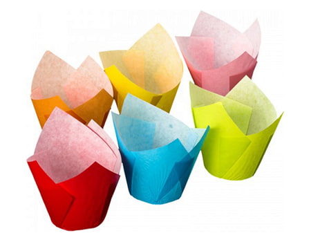 Разноцветные бумажные формы TULIP 150 PCOLR “Тюльпан” 