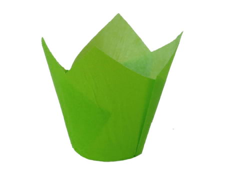 Зеленые формы для маффинов (TULIP 160 GREEN) 