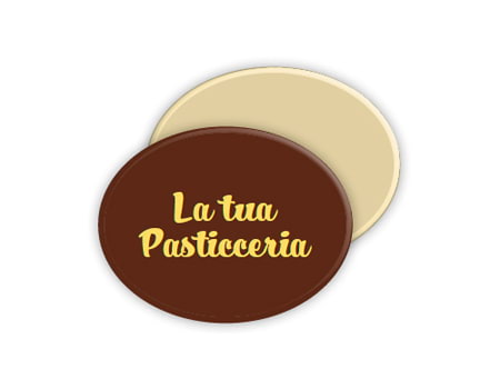 Формы для логотипов на шоколад “Овал” 