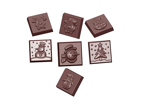 Форма для шоколадных конфет “Новогодние” (CW1660) 